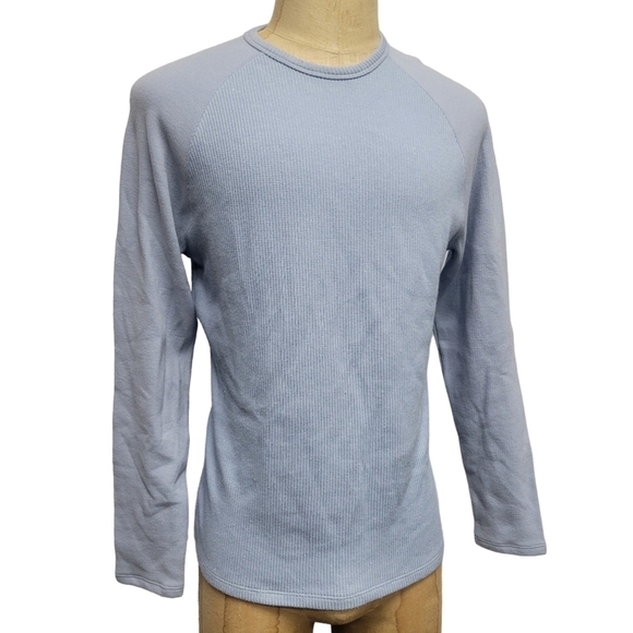 Vince Ribbed Thermal Crewneck Long-Sleeve T-Shirt Men's. Size Small.  NWT $195 - Picture 1 of 7